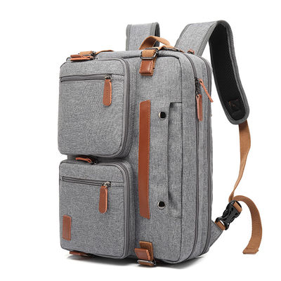 Borsa da viaggio grigio 3 in 1 con rivestimento in poliestere 210D
