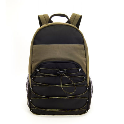 Zaino sportivo in nylon verde impermeabile per escursioni all'aria aperta