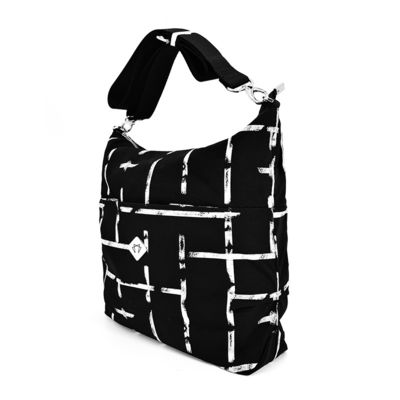 Fashion Style Crossbody Tote Handbag con chiusura a cerniera e taglia media
