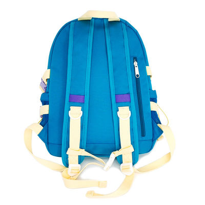 16L Capacità zaino di nylon morbido rivestimento in poliestere con 2 tasche a zip