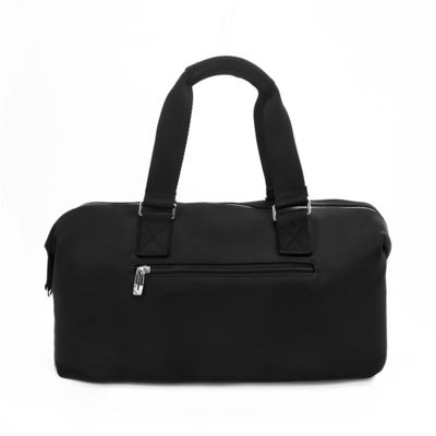Borsa da bagno da esterno in nero con rivestimento in poliestere impermeabile