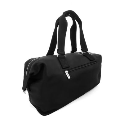 Borsa da bagno da esterno in nero con rivestimento in poliestere impermeabile