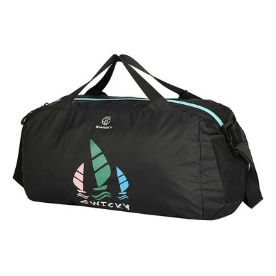 Borsa da copertina in nylon a misura, impermeabile, colore nero con rivestimento in poliestere