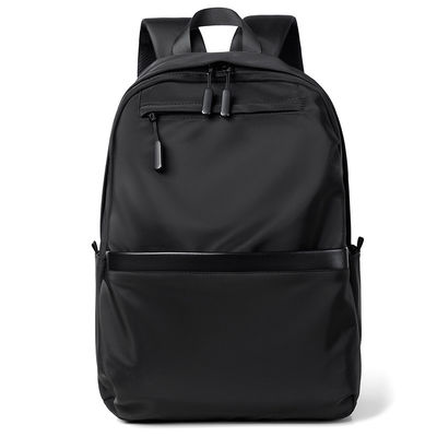 Borsa per studenti unisex Zaino con cerniera di chiusura colore grigio resistente all'acqua