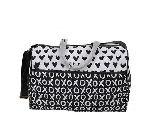 Borsa sportiva in nylon pesante, borsa da mano da sole con rivestimento in poliestere
