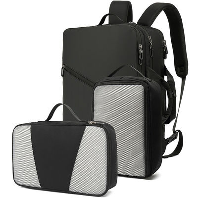 Borsa per computer unisex, zaino per computer nero, zaino per computer nero, impermeabile.