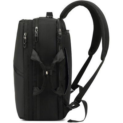Borsa per computer unisex, zaino per computer nero, zaino per computer nero, impermeabile.