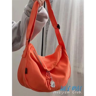 Borsa da mano in stile unisex con chiusura a cerniera