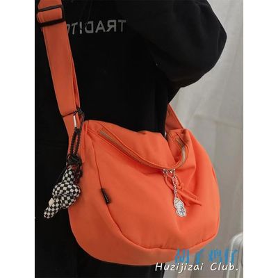 Borsa da mano in stile unisex con chiusura a cerniera