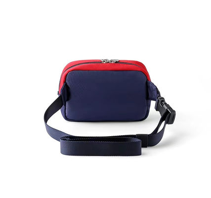Unisex Heavy Duty Nylon Sling Bag con chiusura a cerniera multifunzionale