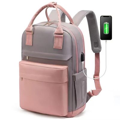 Zaino per la scuola di design traspirante Materiale di nylon con cintura ODM