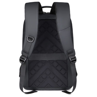 15.6 pollici nero senza logo uno zaino portatile unico EVA imbottito sul retro