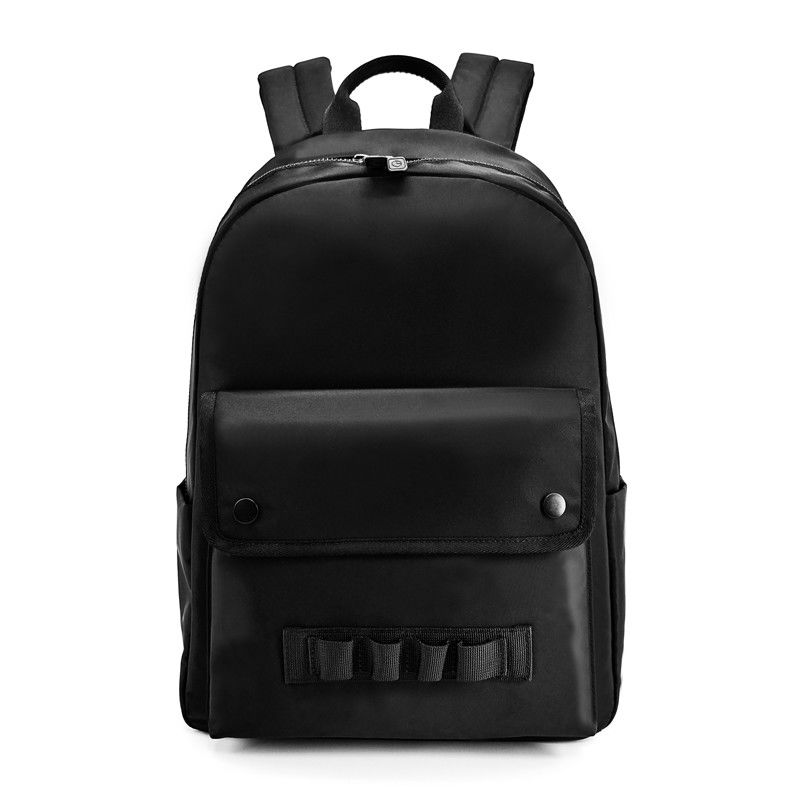 Unisex Small Soft Nylon Backpack Leggere Nero Colore OEM